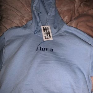 “i luv u” boxedtrends hoodie set